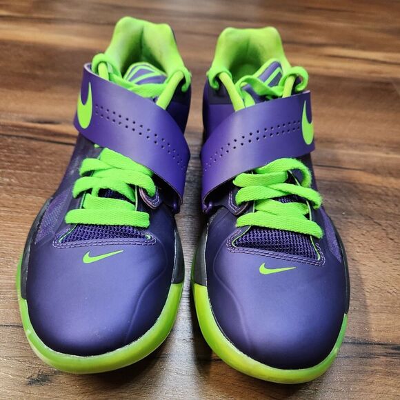 Nike id KD 4 Nerf Purple / Neon Green Sneakers Kevin Durant  display picture 1